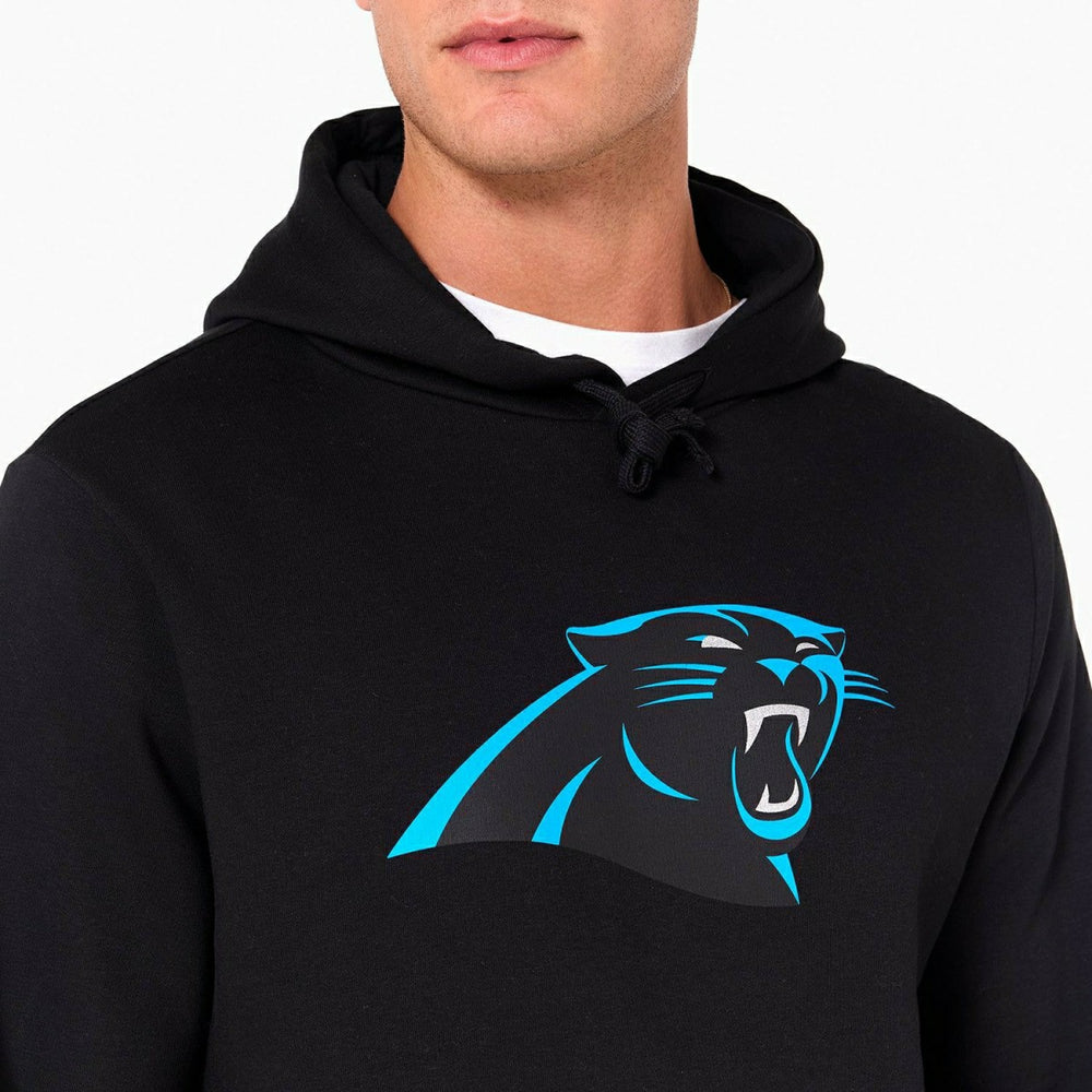 Carolina Panthers Logo Hoodie NFL Sweatshirt Black - Taass US