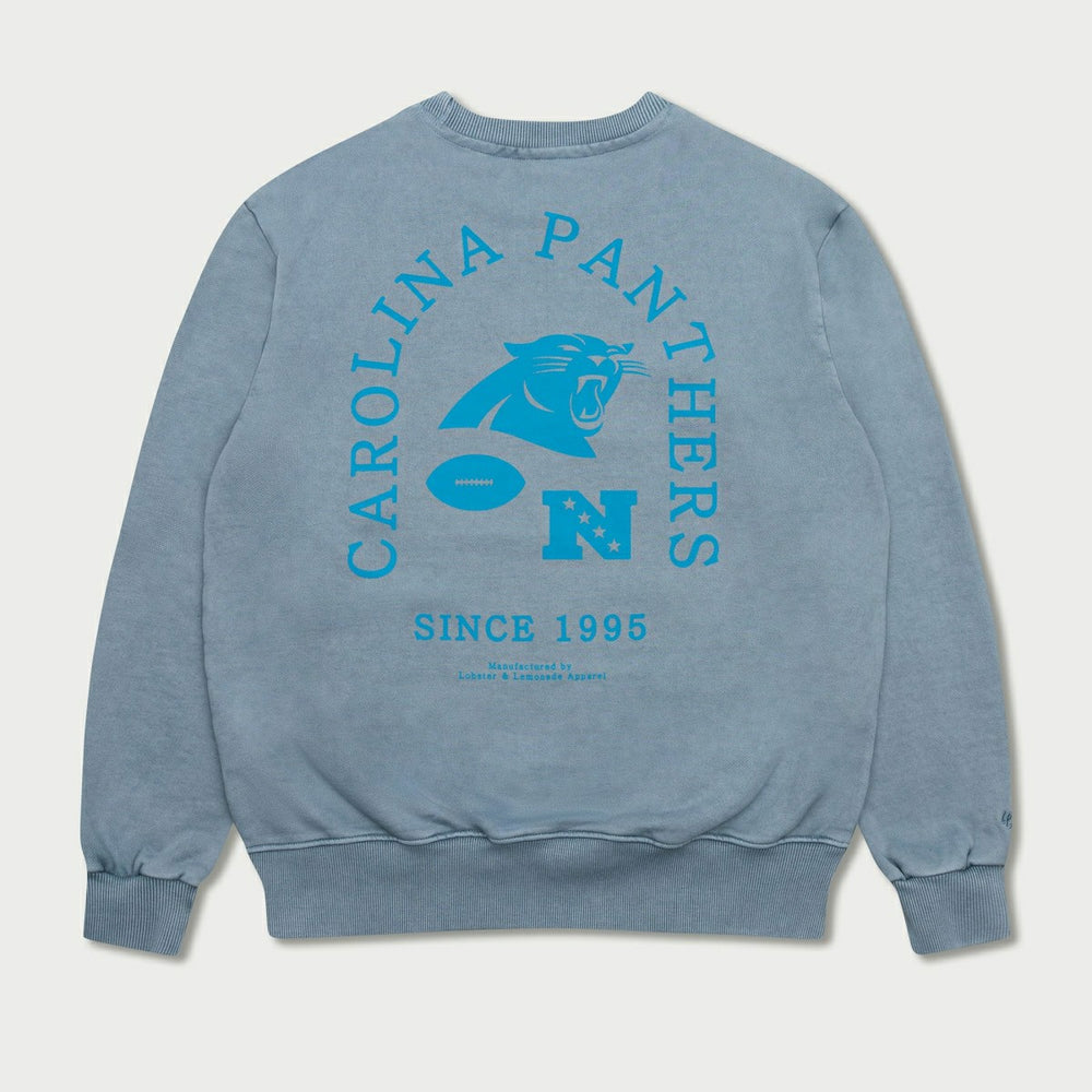 Carolina Panthers L&L '96 Classics NFL Crewneck Sweater Blue - Taass discount