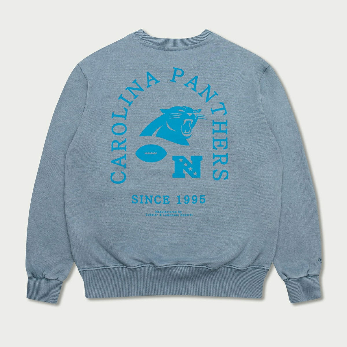 Carolina Panthers L&L '96 Classics NFL Crewneck Sweater Blue - Taass discount