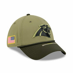 Carolina Panthers 2025 NFL Salute to Service 39THIRTY Flex Cap Olive - Taass outlet
