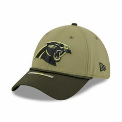 Carolina Panthers 2025 NFL Salute to Service 39THIRTY Flex Cap Olive - Taass outlet