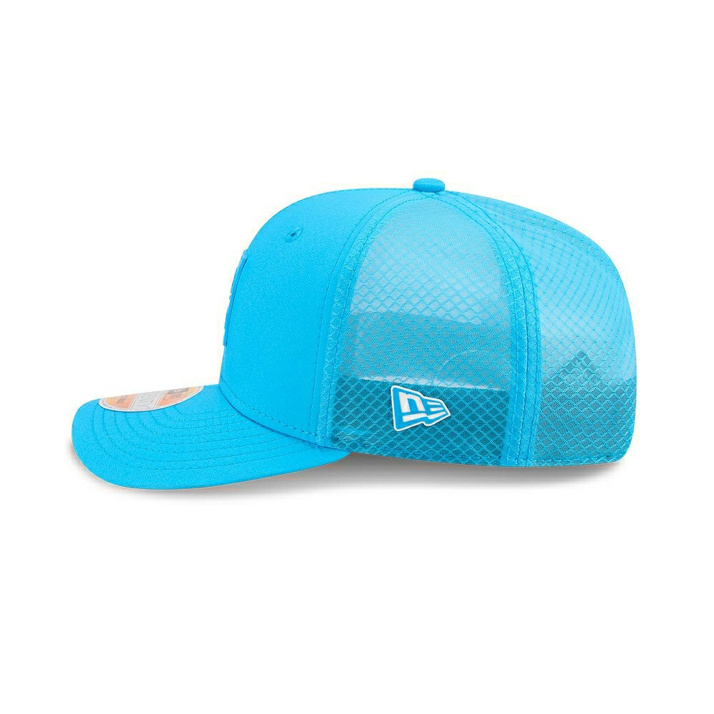 Carolina Panthers 2025 NFL On-Field Sideline 9SEVENTY Trucker Snapback Cap Blue - Taass sale