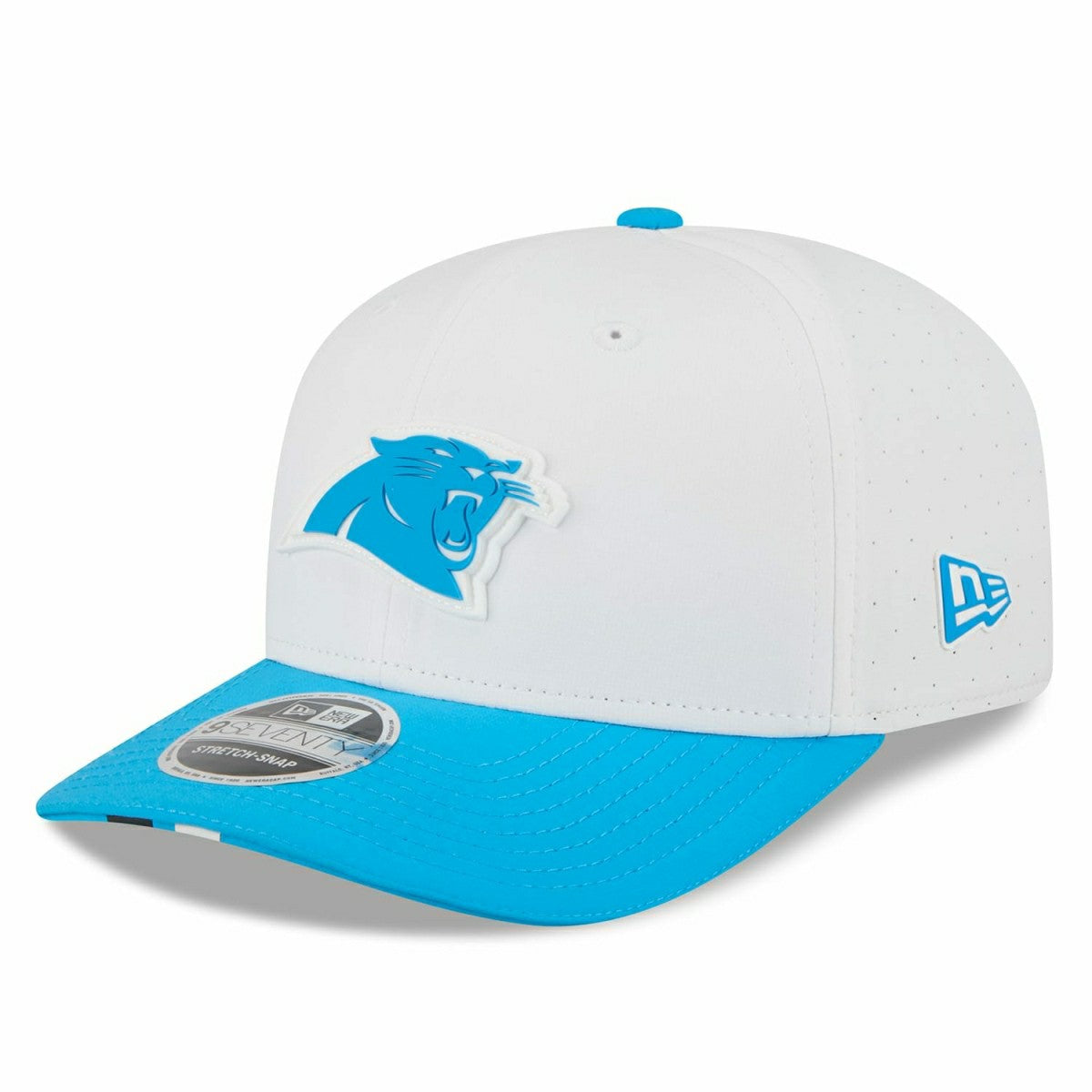 Carolina Panthers 2025 NFL Training Camp New Era  9SEVENTY Stretch-Snap Cap OTC White - Taass for sale