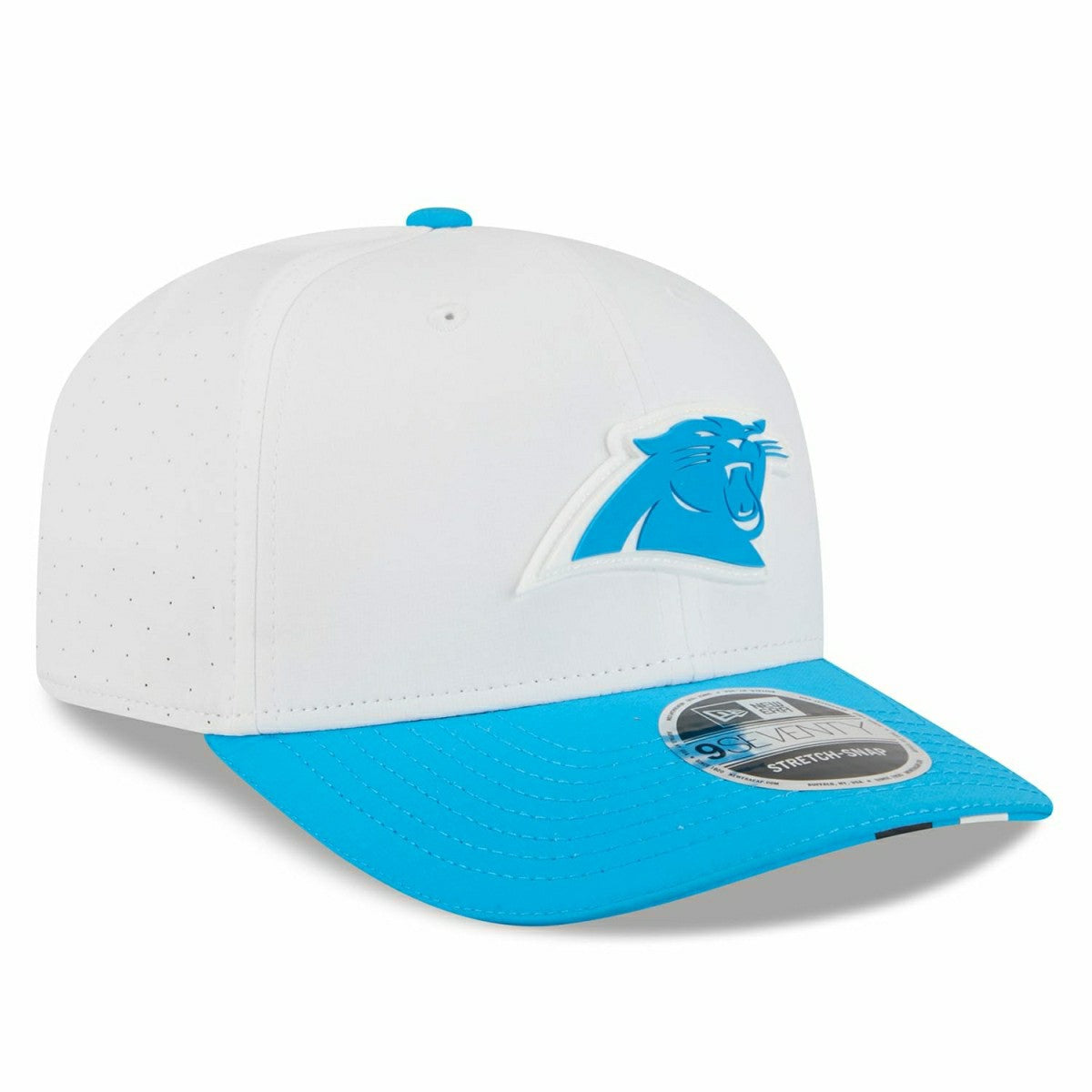 Carolina Panthers 2025 NFL Training Camp New Era  9SEVENTY Stretch-Snap Cap OTC White - Taass for sale