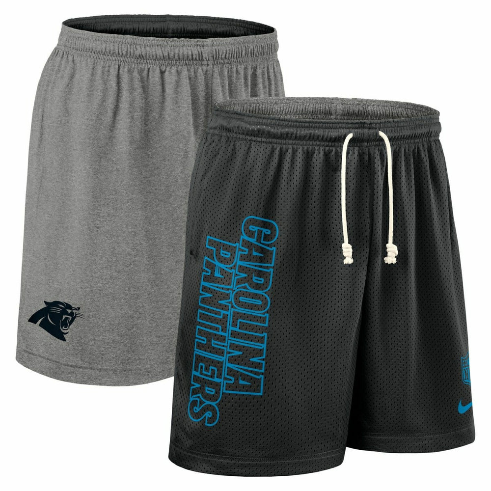 Carolina Panthers 2025 NFL Sideline Reversible Mesh Nike Dri-FIT Shorts Black - Taass outlet