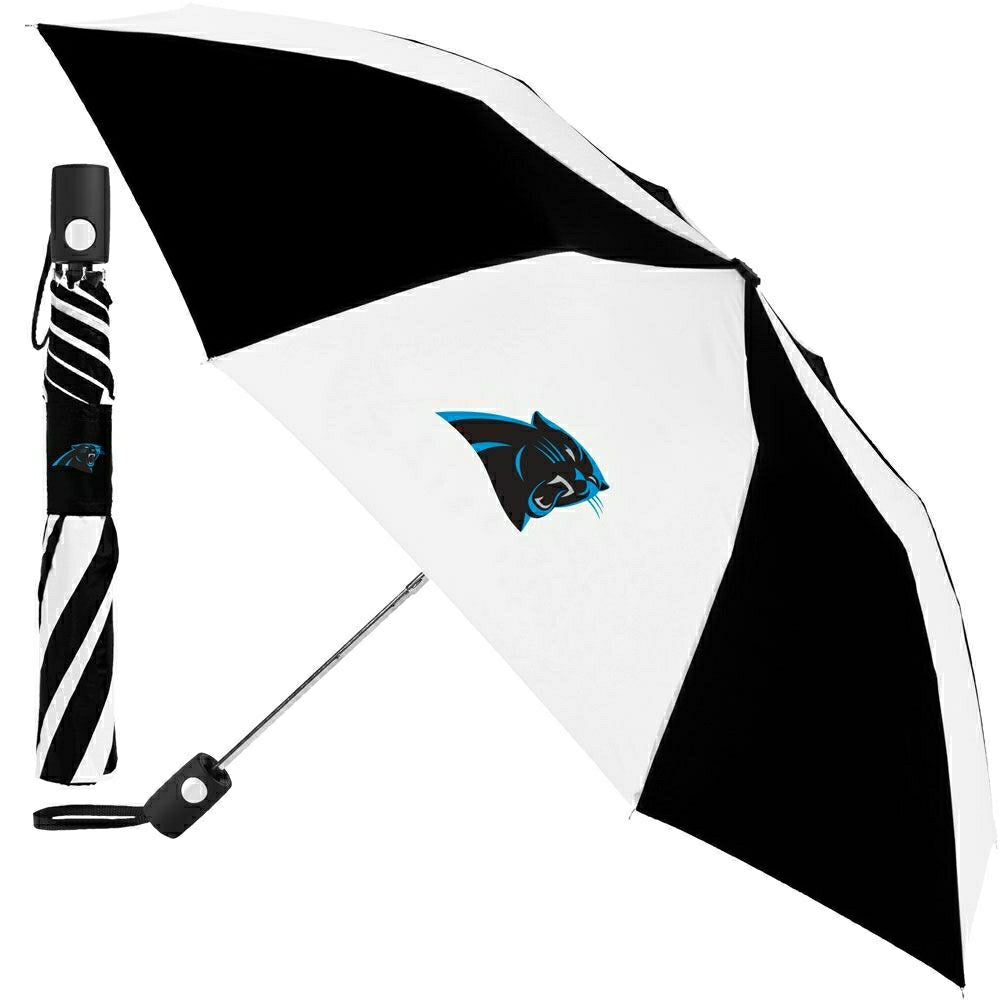 Carolina Panthers Auto Folding NFL Umbrella - Taass discount