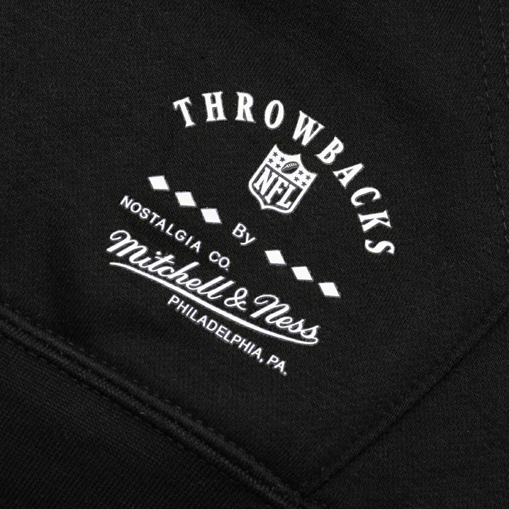 Carolina Panthers Mitchell & Ness Classic Arch NFL Hoodie Black - Taass Online