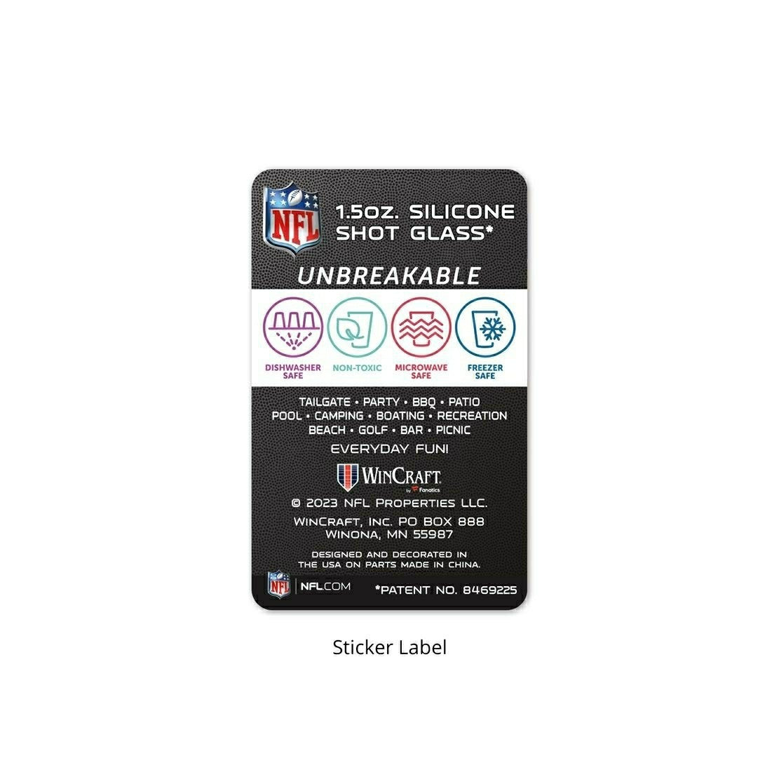 2024 NFL Munich Game Giants vs. Panthers Silicone Pint Glass - Taass sale