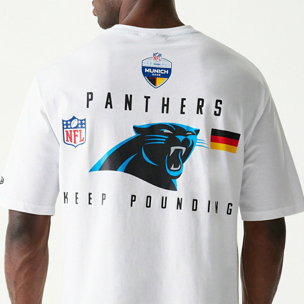 2024 NFL Munich Game Carolina Panthers Slogan T-Shirt White - Taass discount