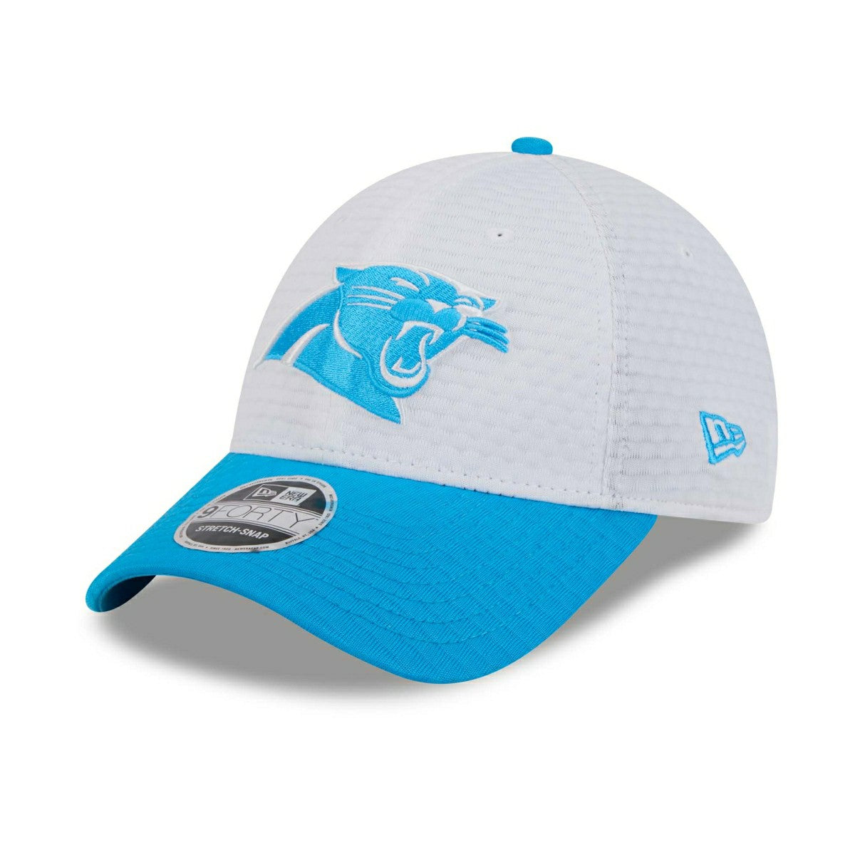 Carolina Panthers 2024 NFL Training Camp New Era Stretch-Snap 9FORTY Cap White - Taass for sale
