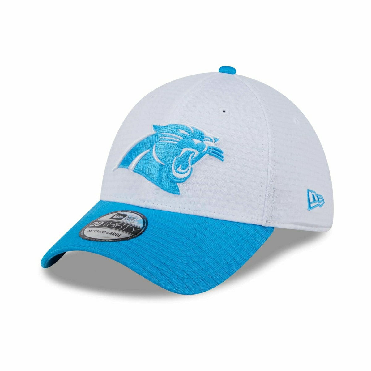 Carolina Panthers 2024 NFL Training Camp New Era 39THIRTY Flex Cap White - Taass Online