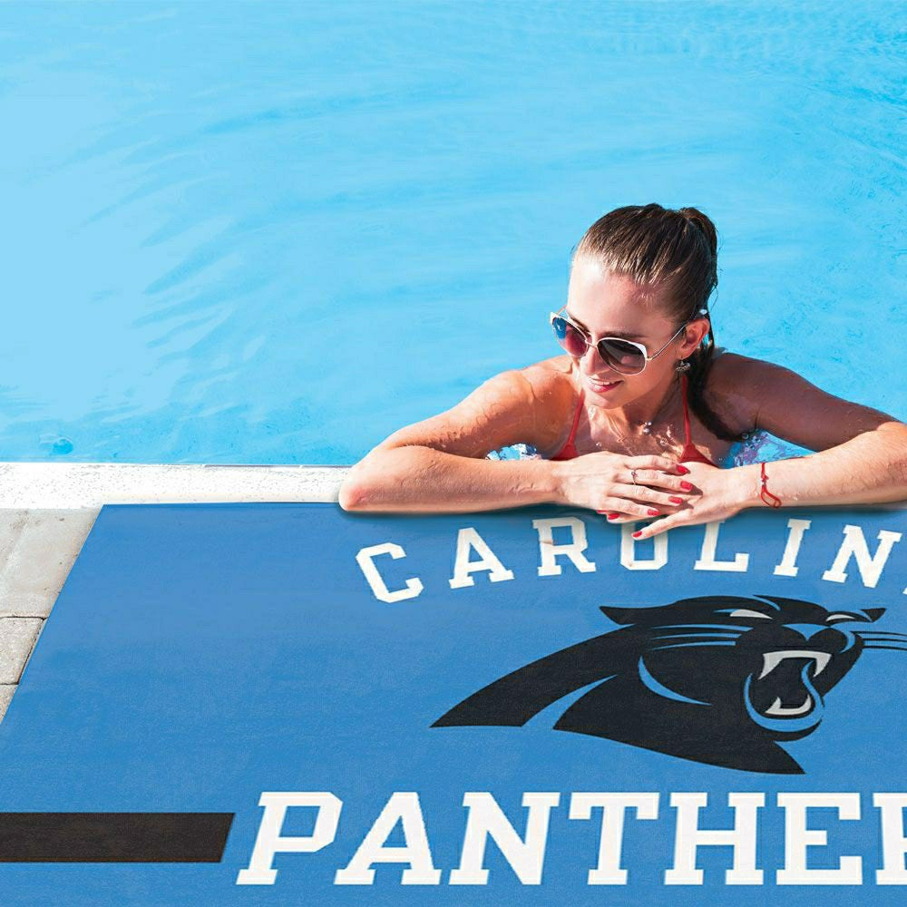 Carolina Panthers Horizontal Spectra NFL Beach Towel - Taass US
