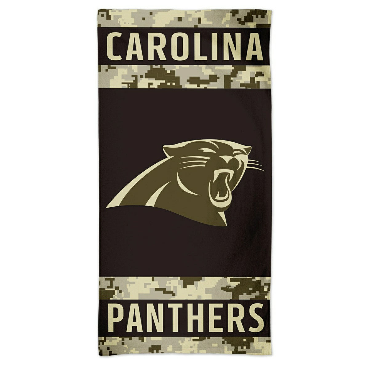 Carolina Panthers Camo Spectra NFL Beach Towel - Taass on sale