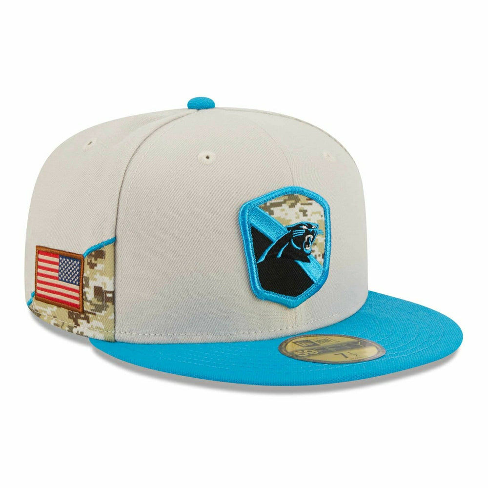 Carolina Panthers 2023 NFL Salute to Service New Era 59FIFTY Fitted Cap - Taass sale