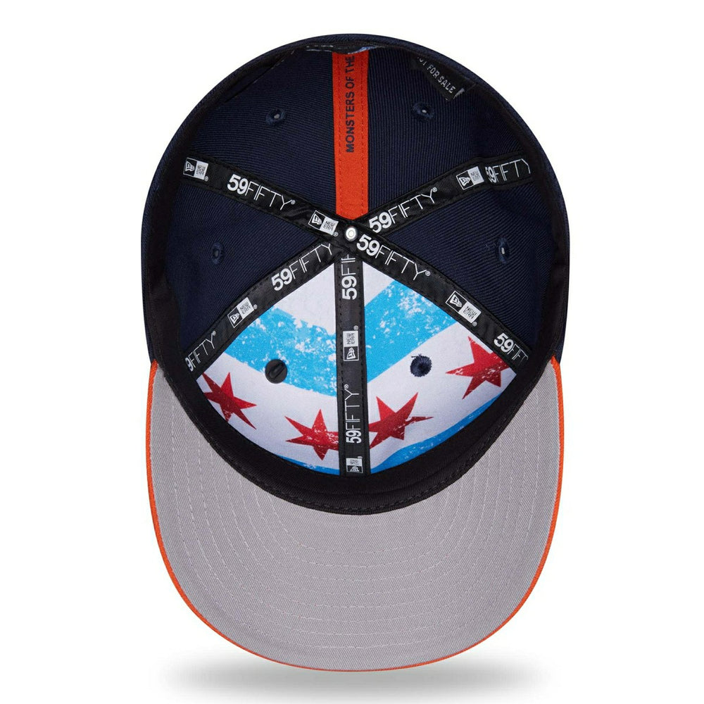 Chicago Bears 2026 NFL Draft Pre-Curved 59FIFTY Fitted Cap - Taass sale