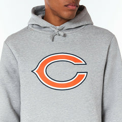 Chicago Bears Logo Hoodie New Era NFL Sweatshirt Grey - Taass sale