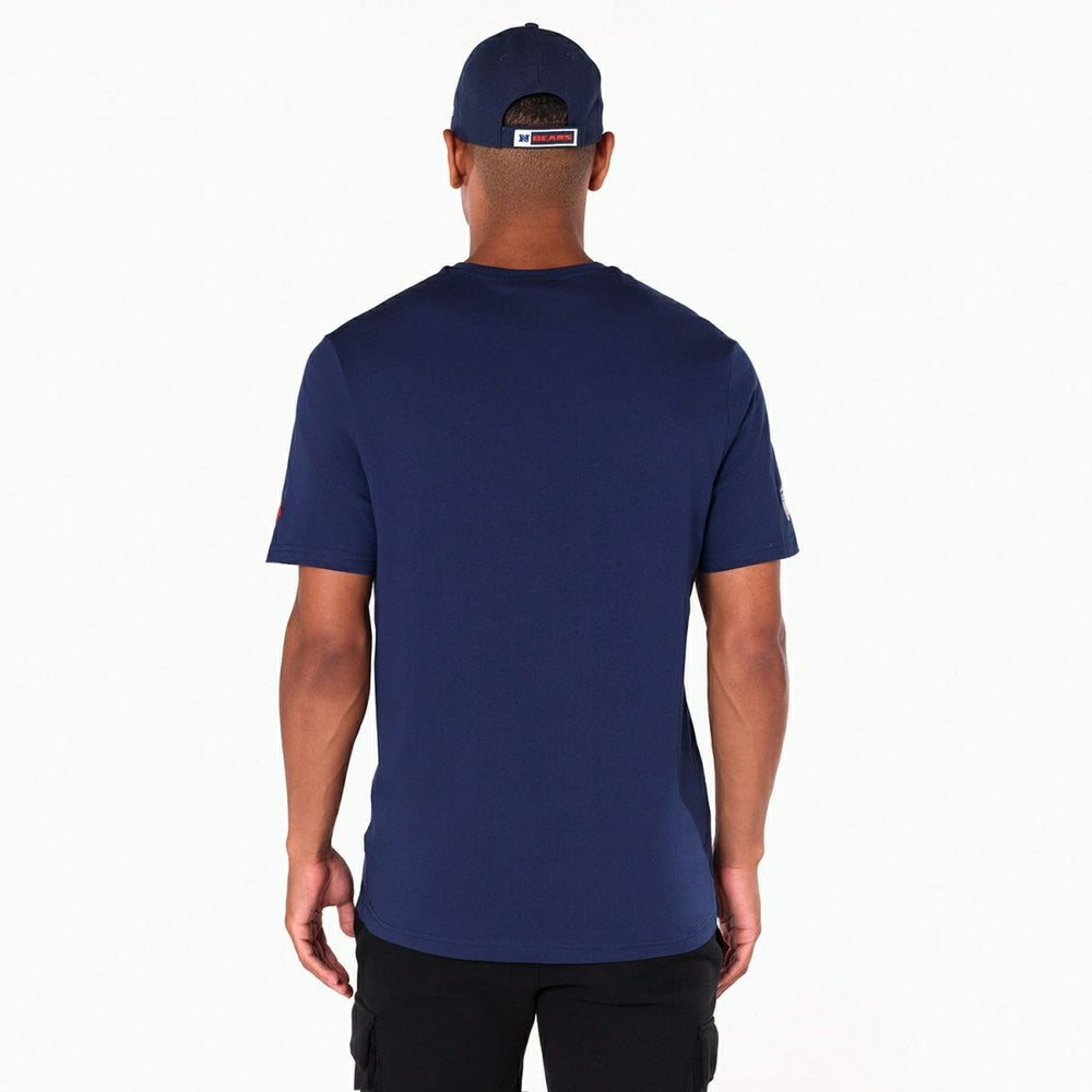 Chicago Bears Team Logo New Era NFL T-Shirt Navy - Taass for sale