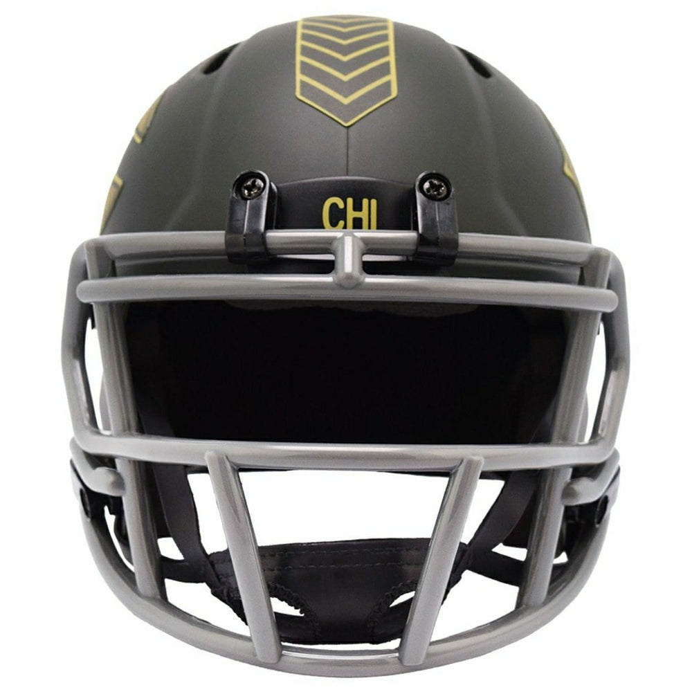 Chicago Bears 2025 Salute to Service NFL Speed Mini Helmet - Taass sale