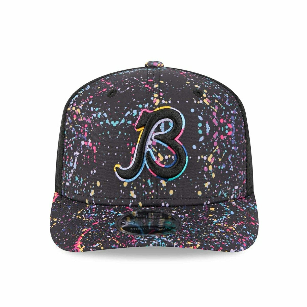 Chicago Bears "B" 2025 NFL Crucial Catch 9SEVENTY Stretch-Snap Trucker Cap - Taass on sale