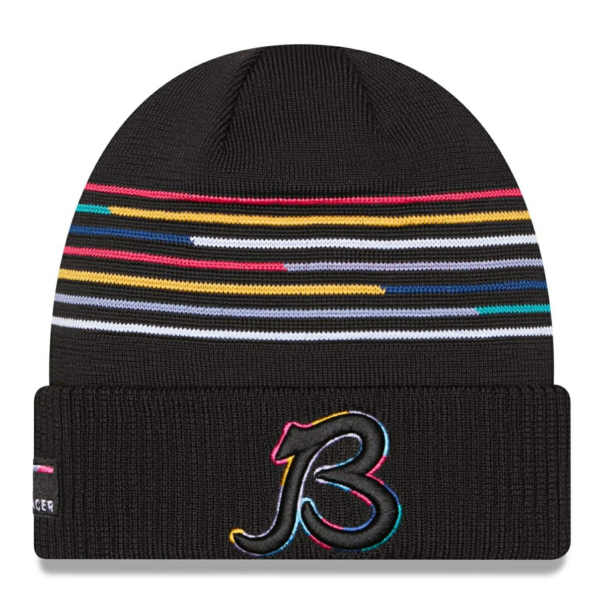 Chicago Bears "B" 2025 NFL Crucial Catch New Era Knit Hat - Taass sale