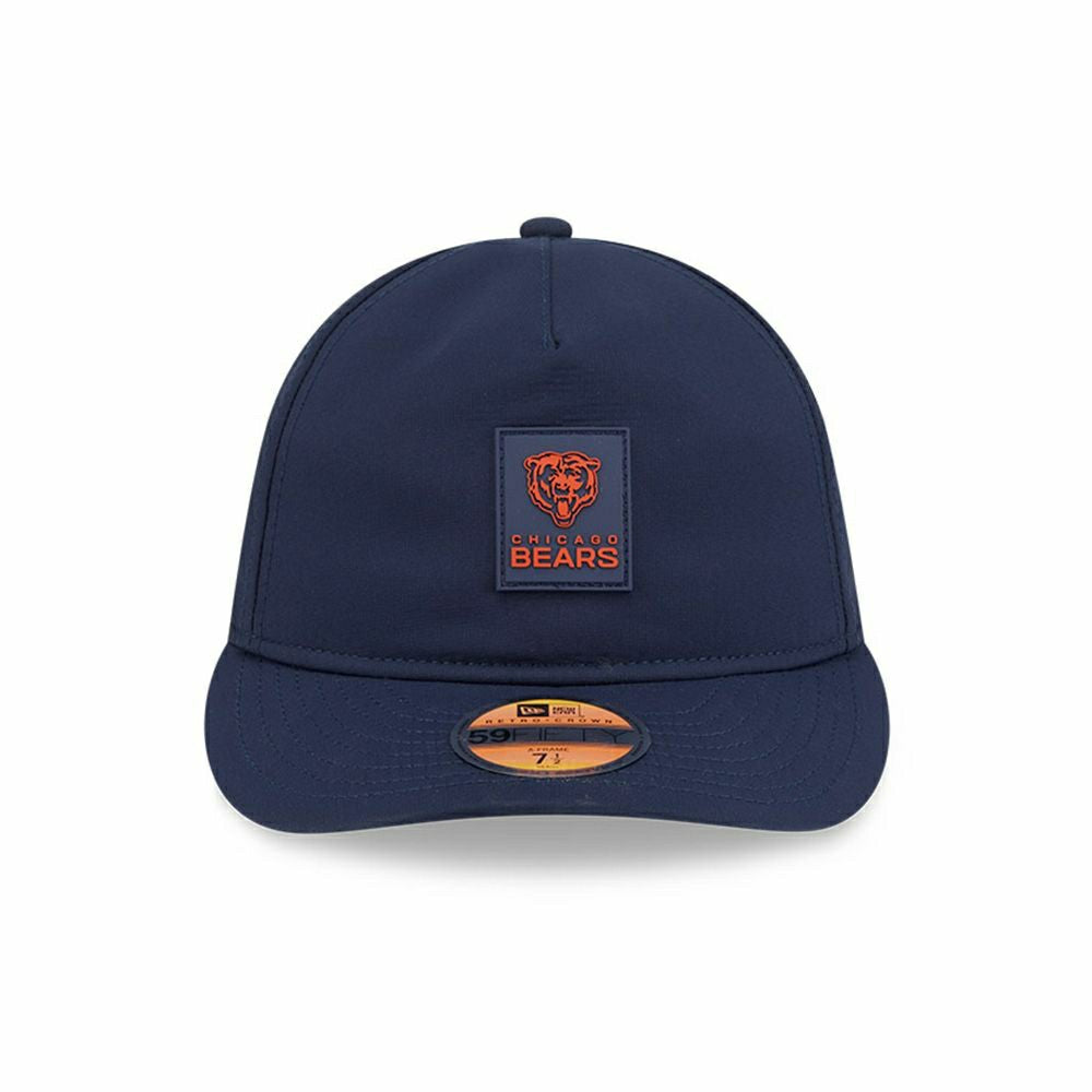 Chicago Bears 2025 NFL On-Field Sideline 59FIFTY A-Frame Fitted Cap Navy - Taass for sale