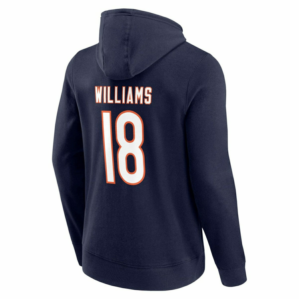 Caleb Williams #18 Chicago Bears Player NFL Hoodie Navy - Taass Online