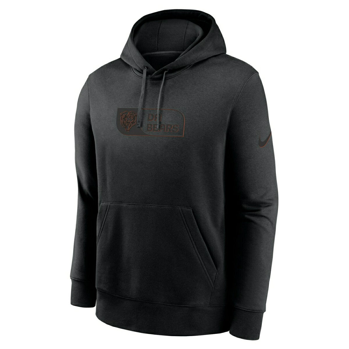 Chicago Bears Black Edge Nike Club Hoodie - Taass sale