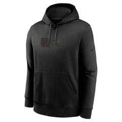 Chicago Bears Black Edge Nike Club Hoodie - Taass sale