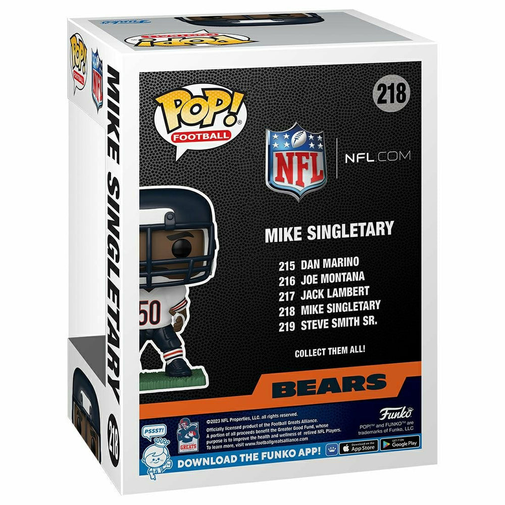 Funko POP! #218 Mike Singletary Chicago Bears Vinyl NFL Figure - Taass on sale