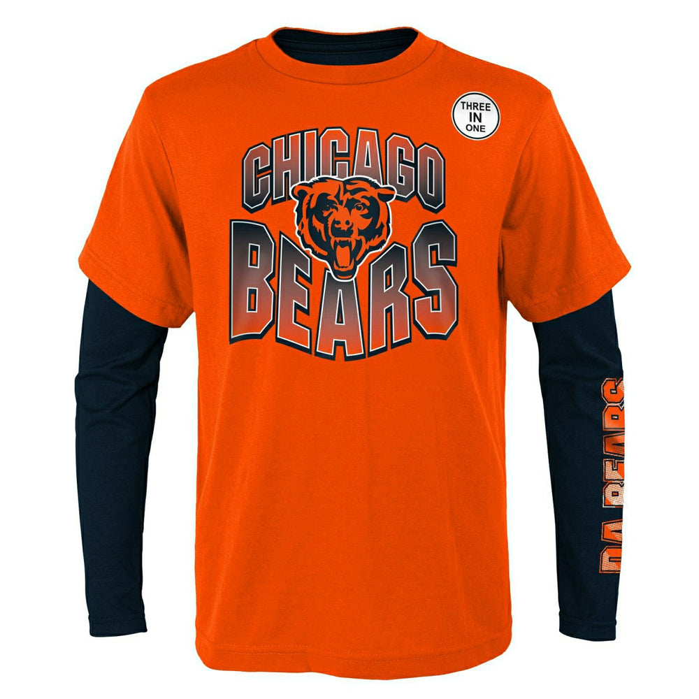 Chicago Bears Game Day 3-in-1 Combo NFL Shirt (YOUTH) - Taass on sale