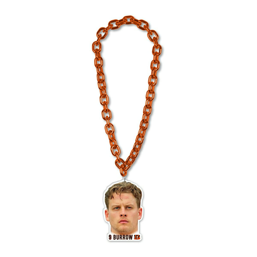 Joe Burrow Cincinnati Bengals NFL Big Chain Necklace - Taass for sale