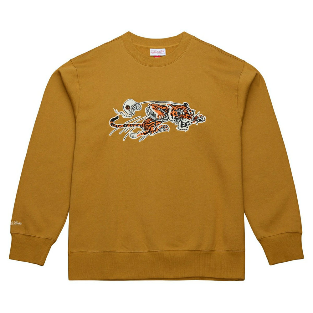 Cincinnati Bengals Mitchell & Ness NFL Dusted Crew Pullover - Taass US