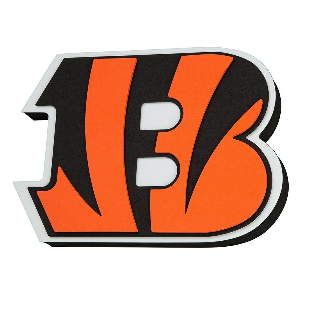 Cincinnati Bengals NFL 3D Foam Logo Wall Sign - Taass on sale