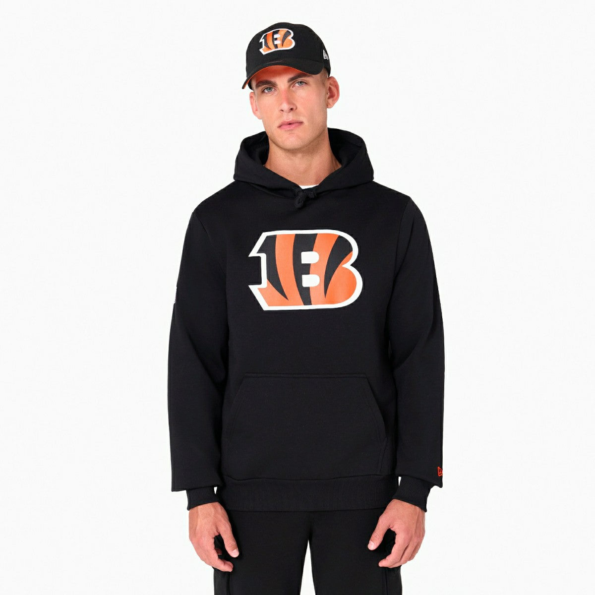 Cincinnati Bengals Logo Hoodie NFL Sweatshirt Black - Taass sale