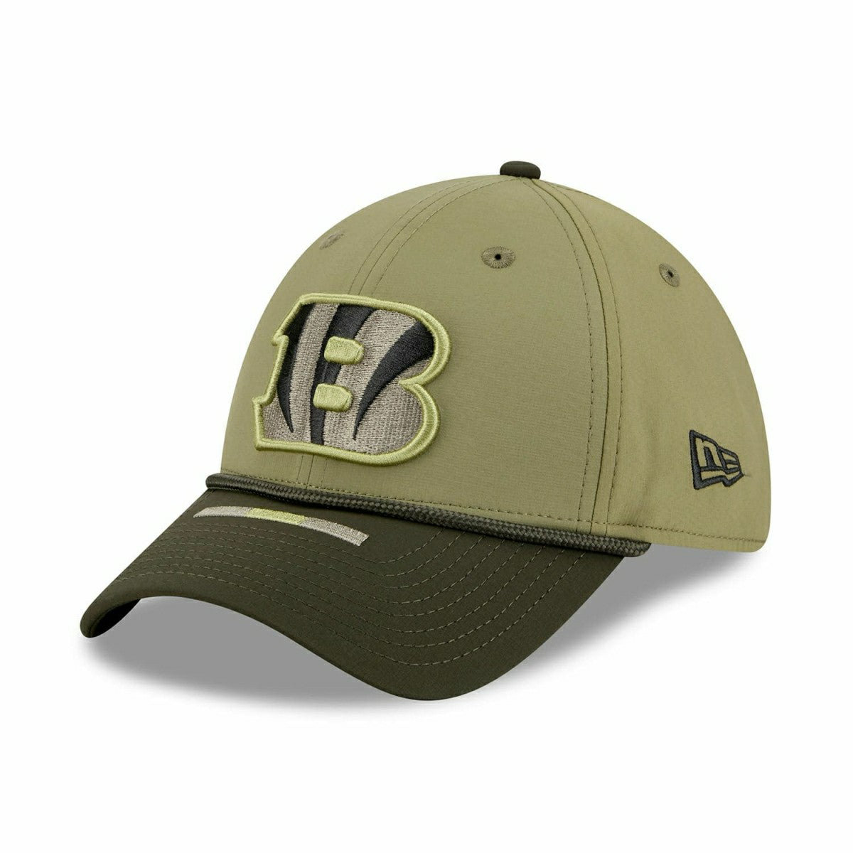 Cincinnati Bengals 2025 NFL Salute to Service 39THIRTY Flex Cap Olive - Taass for sale