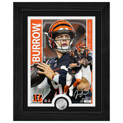 Joe Burrow Cincinnati Bengals Artist Proof Silver Coin NFL Photo Frame - Taass on sale