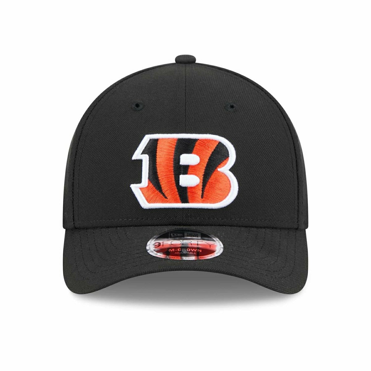 Cincinnati Bengals NFL Team Logo New Era 9FORTY M-Crown Snapback Cap Black - Taass on sale