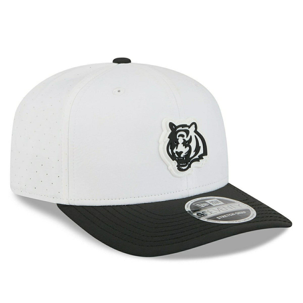 Cincinnati Bengals Historic Logo 2025 NFL Training Camp New Era  9SEVENTY Stretch-Snap Cap OTC White - Taass sale