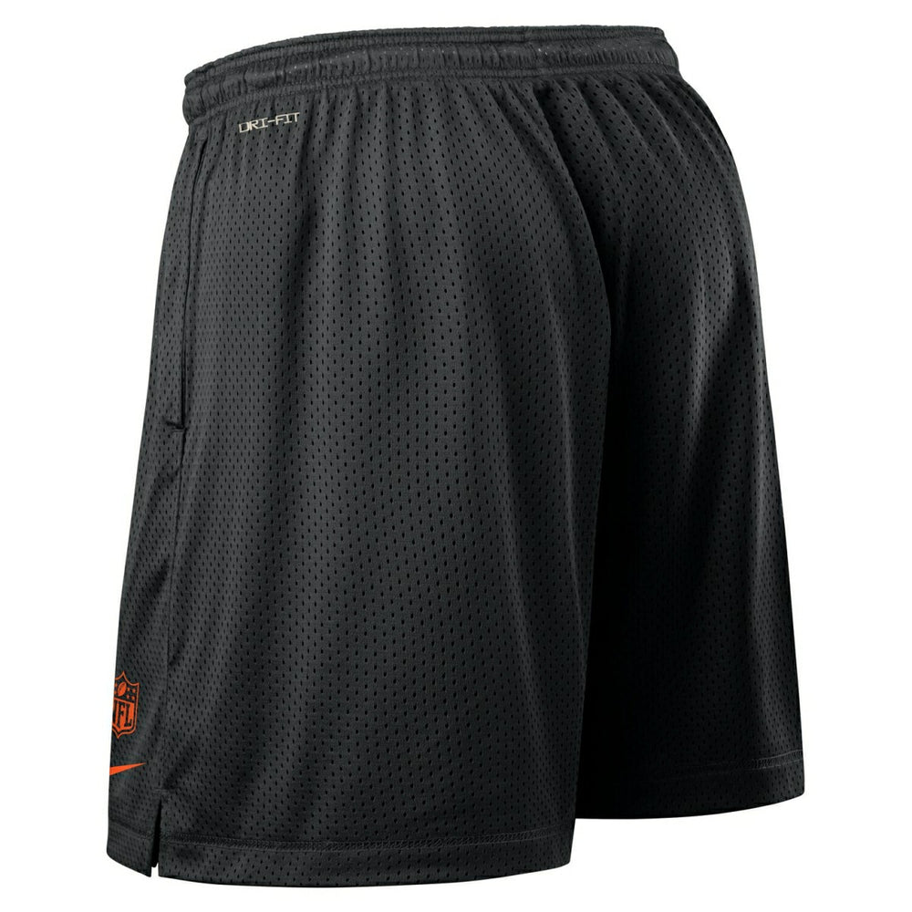 Cincinnati Bengals 2025 NFL Sideline Reversible Mesh Nike Dri-FIT Shorts Black - Taass Online