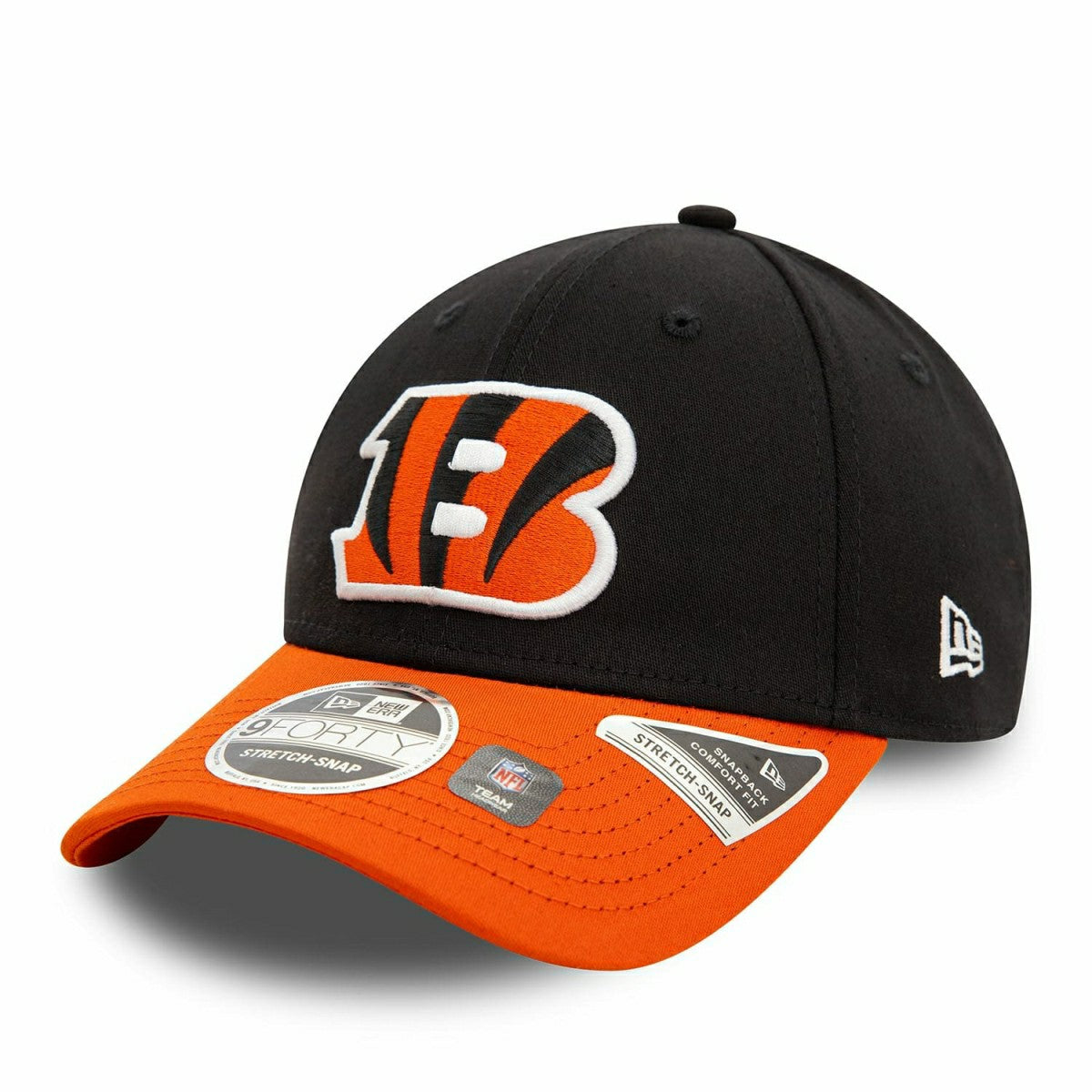 Cincinnati Bengals Team Stretch-Snap New Era 9FORTY Cap - Taass sale