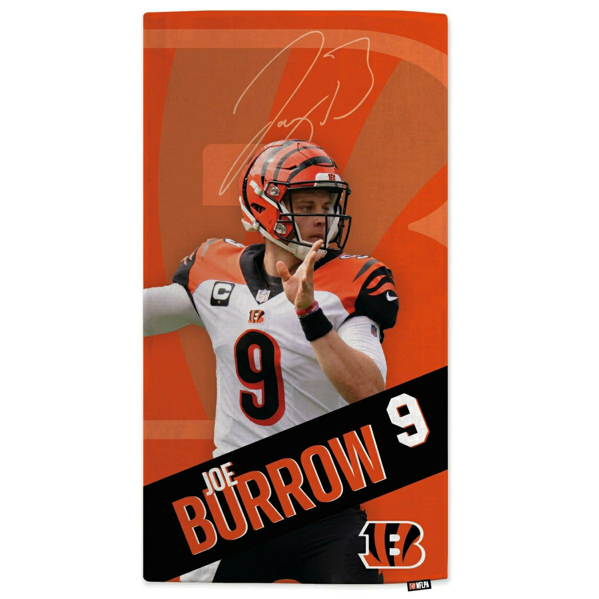 Joe Burrow Cincinnati Bengals NFL Beach Towel - Taass Online