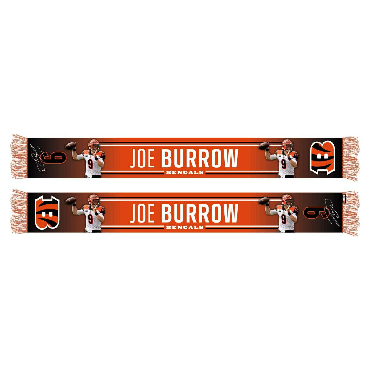 Joe Burrow Cincinnati Bengals HD NFL Scarf - Taass outlet