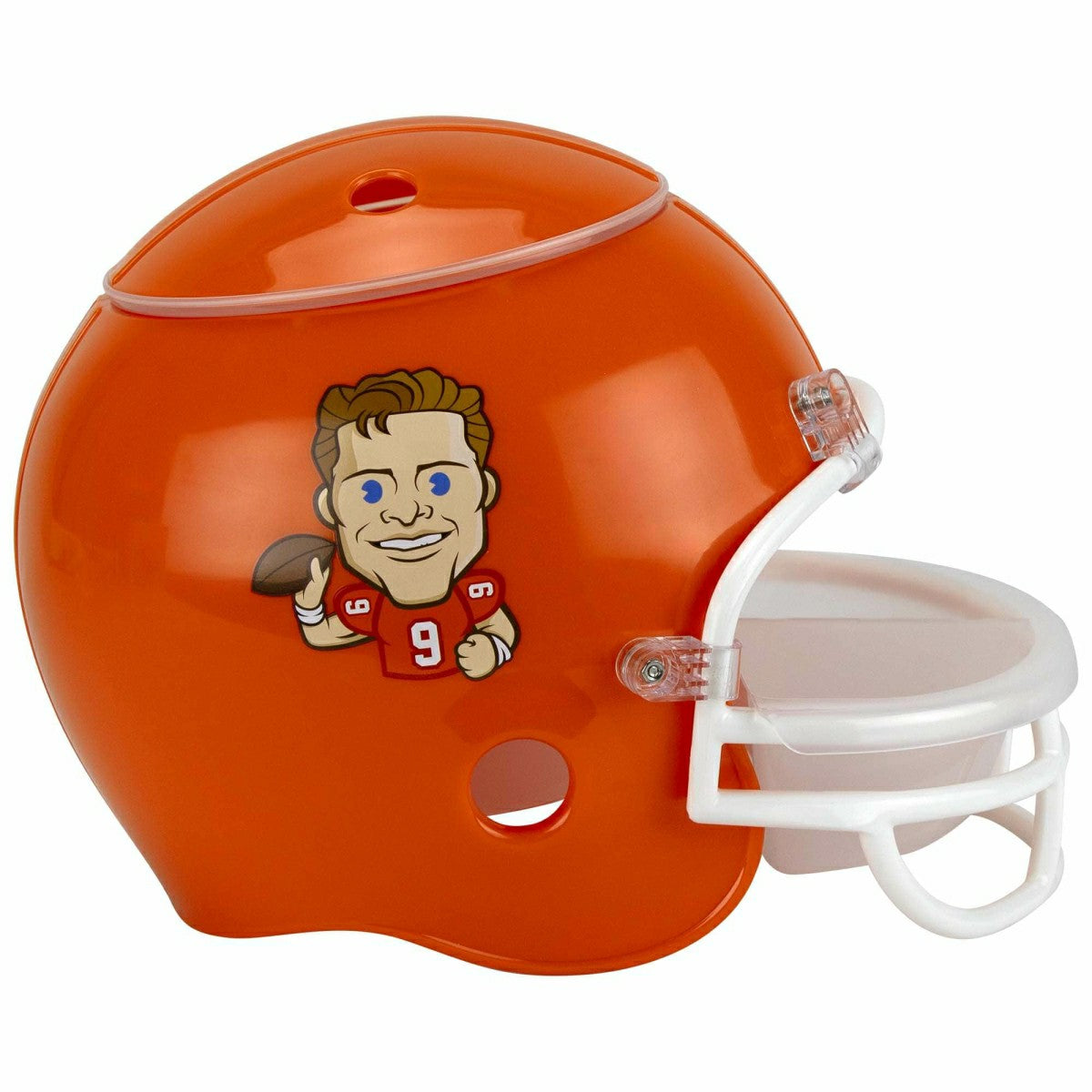 Joe Burrow #9 Cincinnati Bengals NFLPA Snack Helmet (incl. Team Sticker-Set) - Taass discount