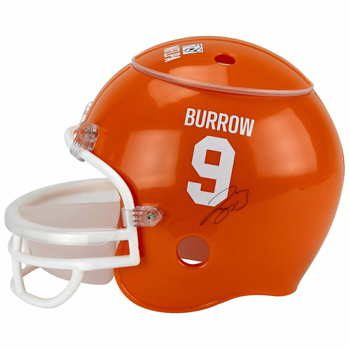 Joe Burrow #9 Cincinnati Bengals NFLPA Snack Helmet (incl. Team Sticker-Set) - Taass discount