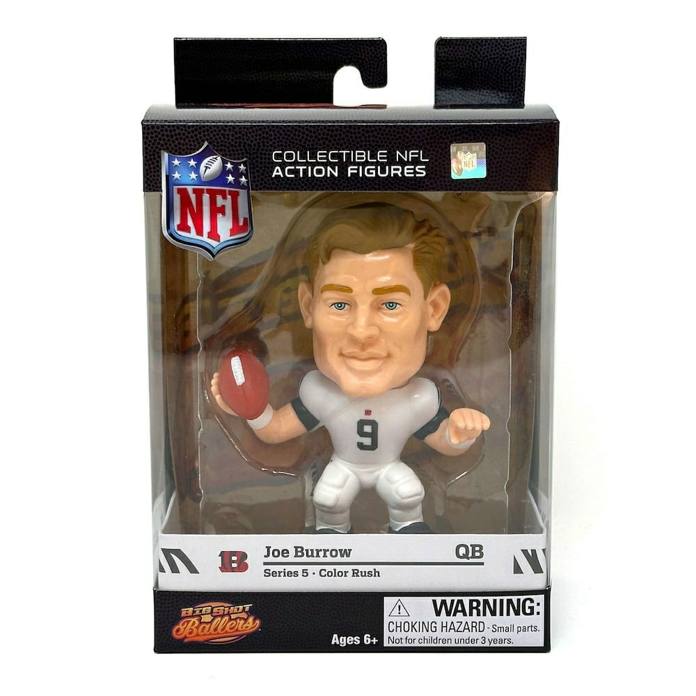 Joe Burrow Cincinnati Bengals Color Rush Big Shot Ballers NFL Figure - Taass for sale