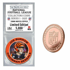 NFL Collectors Coins Series 1 Joe Burrow Cincinnati Bengals Commemorative Coin - Taass Online
