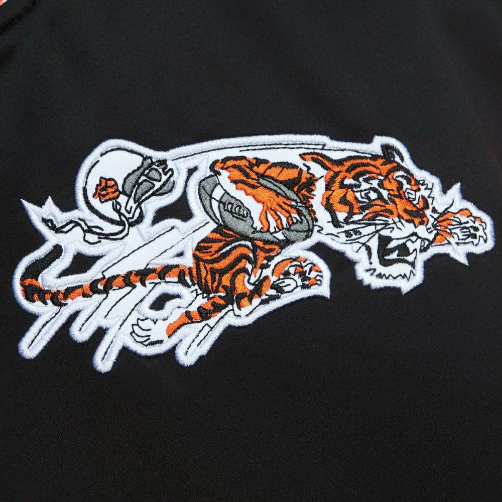 Cincinnati Bengals Mitchell & Ness Heavyweight Satin NFL Jacket - Taass Online