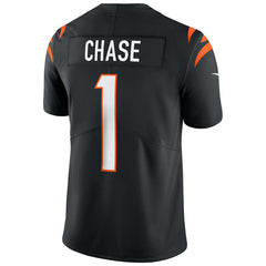Ja'Marr Chase #1 Cincinnati Bengals Nike Vapor Untouchable Limited NFL Jersey Black - Taass US