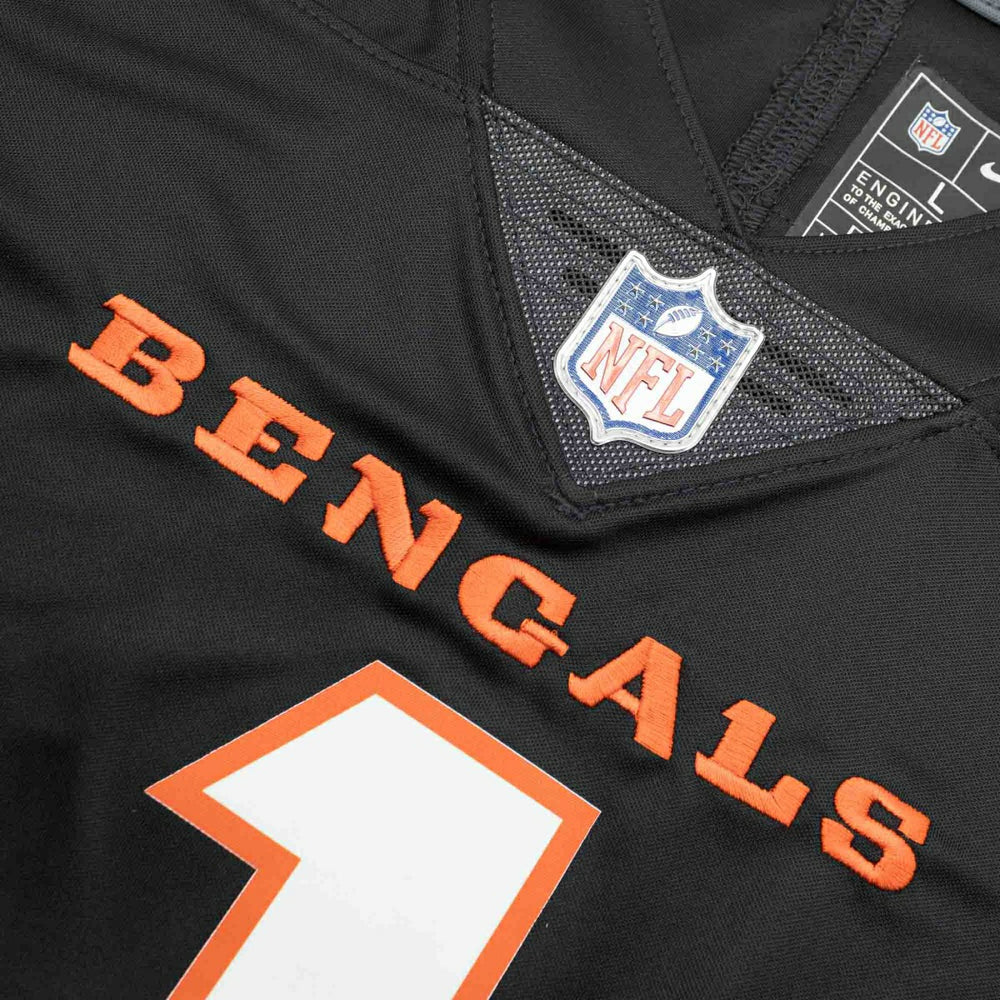 Ja'Marr Chase #1 Cincinnati Bengals Nike Vapor Untouchable Limited NFL Jersey Black - Taass US