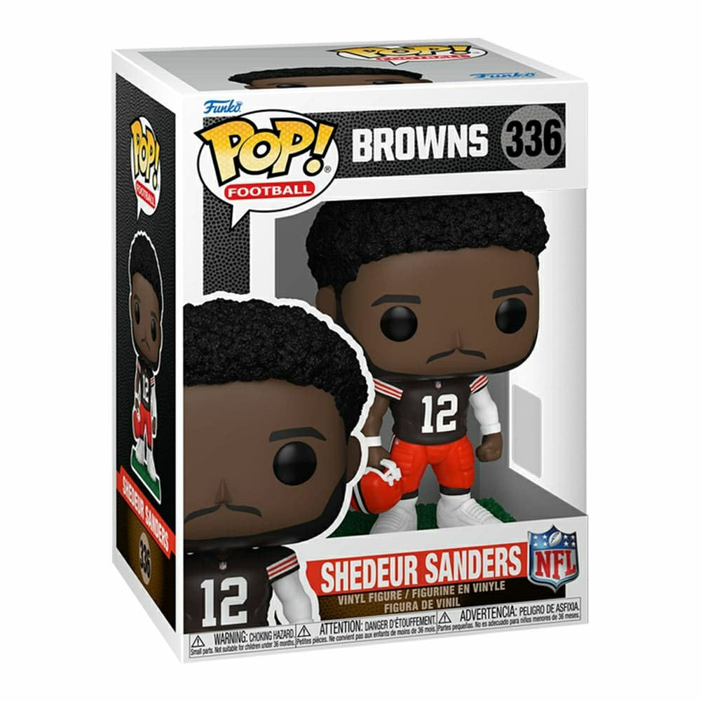 Funko POP! #336 Shedeur Sanders Cleveland Browns Vinyl NFL Figure - Taass sale